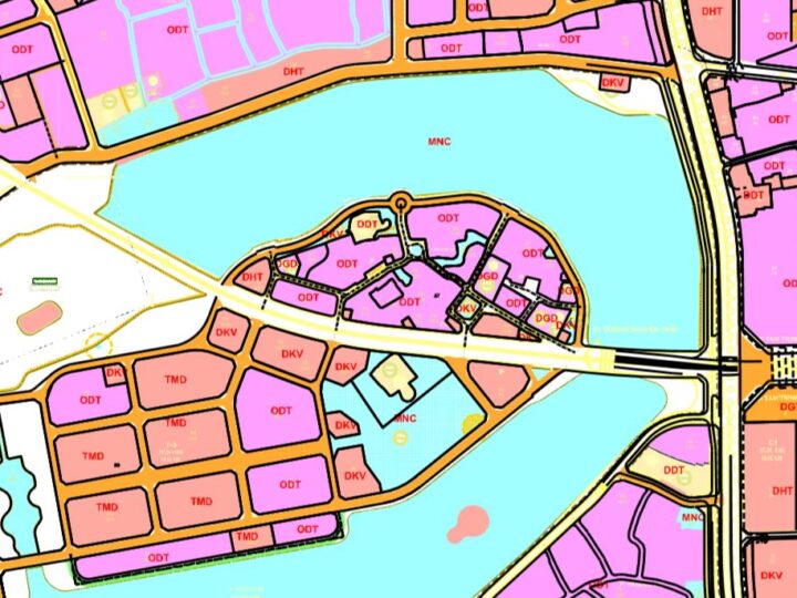 Bản đồ quy hoạch sử dụng đất quận Hoàng Mai đến năm 2030