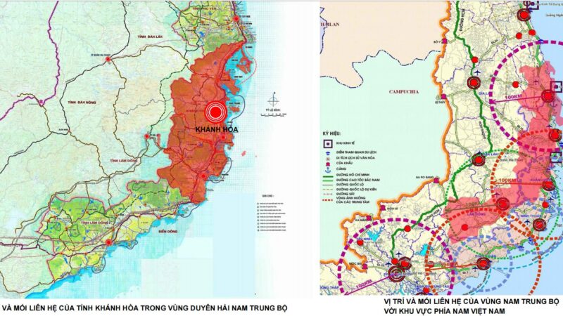 Bản đồ quy hoạch Khánh Hòa mới nhất sau sáp nhập