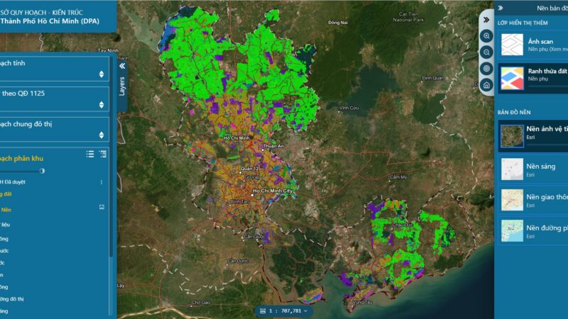 Link tra cứu quy hoạch TP HCM sau sáp nhập